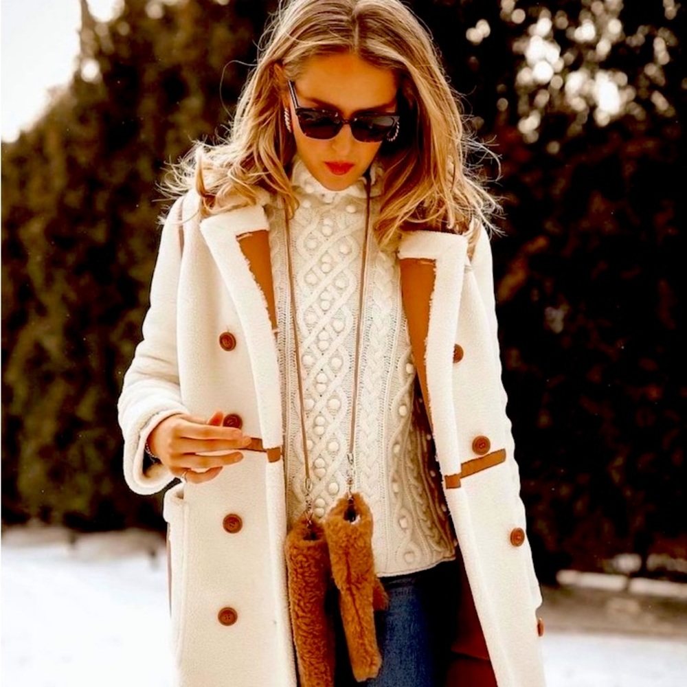 NWT - Stand Studio Beautiful Sherpa Coat